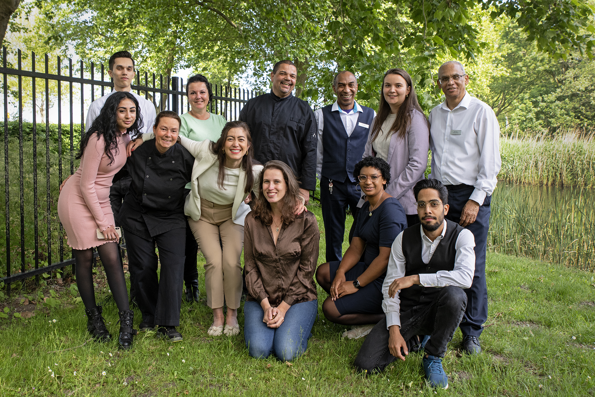 Team Planetarium Amsterdam buiten